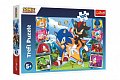 Puzzle Sonic: Seznamte se s ježkem 100 dílků