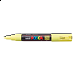 Posca akrylový popisovač PC-1M, 0,7 - 1 mm, pastelově žlutá (s extra tenkým hrotem)