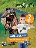 Omalovánky s nažehlovacími obrázky Dinosauři