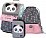 BAAGL 3 SET Zippy Panda: aktovka, penál, sáček