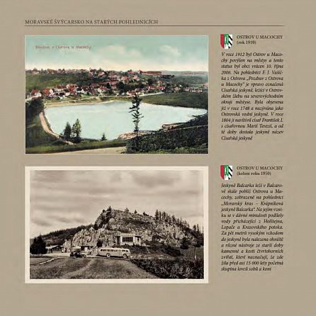 Náhled Moravské Švýcarsko na starých pohlednicích
