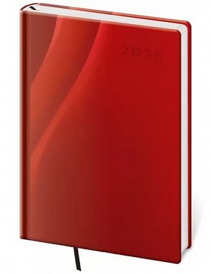 Denní diář 2026 A5 Vario Red design