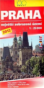 Praha 2012. Největší zobrazené území