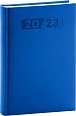 Diář 2023: Aprint - modrý, denní, 15 × 21 cm