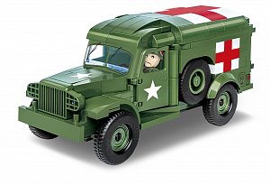 COBI 2257 II WW Dodge WC 54 sanitka D-DAY, 1:35, 293 k, 1 f