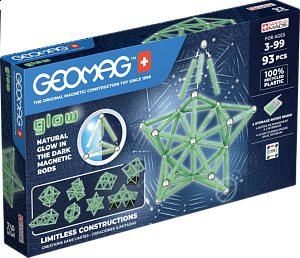 Stavebnice Geomag Glow 93 pcs