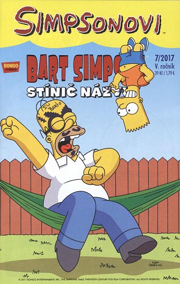 Náhled Simpsonovi - Bart Simpson 7/2017 - Stínič názvu