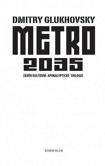 Náhled Metro 2035, 2.  vydání