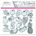 Razítka Stampo Bullet Journal - Ovoce