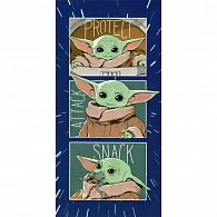 Dětská osuška Star Wars Baby Yoda Snack