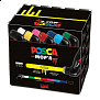 Posca PCM-22 8C MOP´R, 3 - 19 mm, mix barev (8 ks)