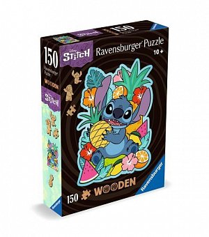 Dřevěné puzzle Disney: Stitch 150 dílků