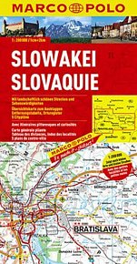 Slovensko 1:200 000 mapa