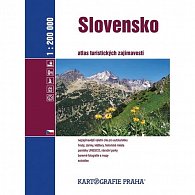 Slovensko - Atlas turistických zajímavostí/1:200 tis.