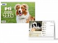 Psí plemena kalendář 2026 - stolní kalendář