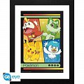 Pokémon Zarámovaný plakát - Scarlett and Violet Starters