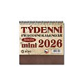 Pracovní kalendář 2026 MINI Retro