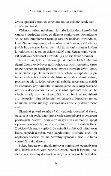Náhled 21 rituálů vám změní život k lepšímu