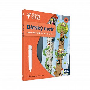 Dětský metr oboustranný - kouzelné čtení