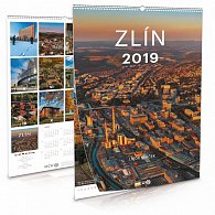 Kalendář 2019 - Zlín - nástěnný
