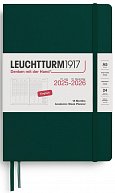 Academic Week Planner 2026 Medium (A5) 18 Months Forest Green
