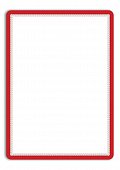 djois Magneto - samolepicí rámeček, A3, červený, 2 ks