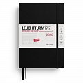 Daily Planner 2026 Medium (A5) Black