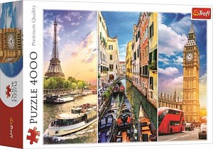 Trefl Puzzle Výlet po Evropě / 4000 dílků