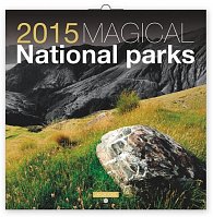Kalendář 2015 - Magické národní parky Jakub Kasl - nástěnný (CZ, SK, HU, PL, RU, GB)