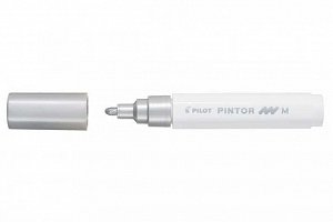 PILOT Pintor Medium akrylový popisovač 1,5-2,2mm - stříbrný