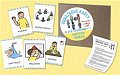 Denní režim ve školce - obrázkové karty (kniha + karty)