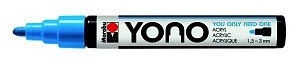 Marabu YONO akrylový popisovač 1,5-3 mm - pastelově modrý