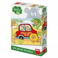 Safari: maxi baby puzzle 24 dílků