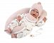 Llorens 74104 NEW BORN - realistická panenka miminko se zvuky a měkkým látkovým tělem - 42 cm