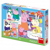 Peppa Pig - Veselé odpoledne: puzzle 3x55 dílků