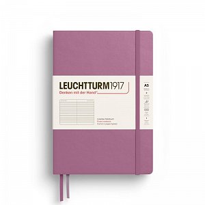 Leuchtturm1917 Zápisník Dusty Rose Medium A5 linkovaný