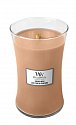 WoodWick Golden Milk svíčka váza 609g