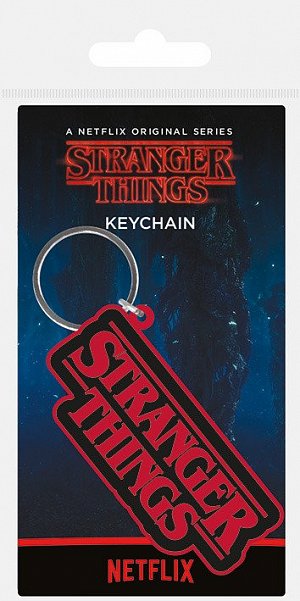 Klíčenka gumová Stranger Things - logo