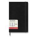 Diář Moleskine 2026 - měkké desky, L, denní, černý