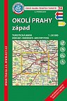 Okolí Prahy-západ /KČT 36 1:50T Turistická mapa