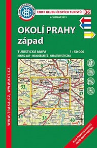 Okolí Prahy-západ /KČT 36 1:50T Turistická mapa