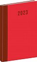 Diář 2023: Cambio - červený, týdenní, 15 × 21 cm