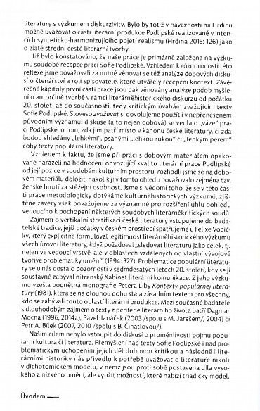Náhled Umíněnkyně dobra Sofie Podlipská - Kapitola z dějin literárního midcultu 19. století