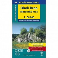 1: 50T (68)-Okolí Brna, Moravský kras (turistická mapa)
