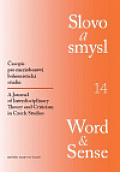 Slovo a smysl 14 / Word & Sense