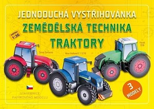 Zemědělská technika TRAKTORY - Jednoduchá vystřihovánka, 3.  vydání
