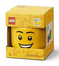 LEGO úložná hlava (velikost S) - šťastný chlapec