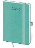 Kapesní diář 2026 Print Pop světle zelený