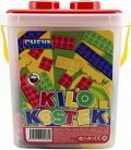 Stavebnice Cheva kilo kostek v kbelíku 20x22x20cm