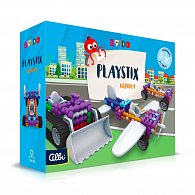 Kvído - Stavebnice Playstix - vozidla 146 dílků